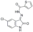 5-CHLORO-3-(THIOPHENE-2-CARBOXYLHYDRAZIDYL)-2-OXOINDOLINE CAS#: 519147-16-1