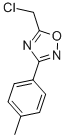 5-(CHLOROMETHYL)-3-(4-METHYLPHENYL)-1,2,4-OXADIAZOLE CAS#: 50737-29-6