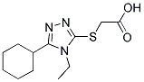 (5-CYCLOHEXYL-4-ETHYL-4H-[1,2,4]TRIAZOL-3-YL-SULFANYL)ACETIC ACID CAS#: 462066-83-7