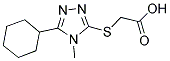 (5-CYCLOHEXYL-4-METHYL-4H-[1,2,4]TRIAZOL-3-YL-SULFANYL)ACETIC ACID CAS#: 462066-86-0