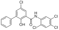 5-Chloro-2-hydroxy-N-(2,4,5-trichlorophenyl)-(1,1'-biphenyl)-3-carboxamide CAS#: 5607-52-3