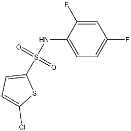 5-Chloro-N-(2,4-difluorophenyl)thiophene-2-sulfonamide CAS#: 411207-61-9