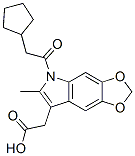 5-(Cyclopentylacetyl)-6-methyl-5H-1,3-dioxolo[4,5-f]indole-7-acetic acid CAS#: 50416-37-0