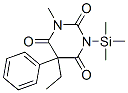 5-Ethyl-1-methyl-5-phenyl-3-(trimethylsilyl)-2,4,6(1H,3H,5H)-pyrimidinetrione CAS#: 52937-72-1