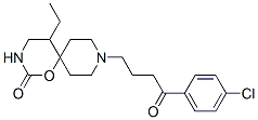 5-Ethyl-9-[3-(p-chlorobenzoyl)propyl]-1-oxa-3,9-diazaspiro[5.5]undecan-2-one CAS#: 54981-21-4