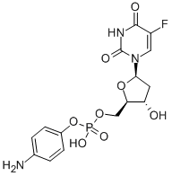 5-FLUORO-2'-DEOXYURIDINE 5'-(P-AMINO*PHE NYL) MONOPH CAS#: 54397-88-5