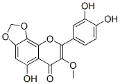 5-Hydroxy-8-(3,4-dihydroxyphenyl)-7-methoxy-6H-1,3-dioxolo[4,5-h][1]benzopyran-6-one CAS#: 571-73-3