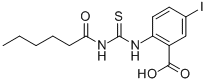5-IODO-2-[[[(1-OXOHEXYL)AMINO]THIOXOMETHYL]AMINO]-BENZOIC ACID CAS#: 535957-50-7