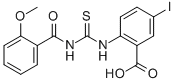 5-IODO-2-[[[(2-METHOXYBENZOYL)AMINO]THIOXOMETHYL]AMINO]-BENZOIC ACID CAS#: 532433-28-6