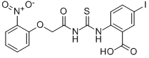 5-IODO-2-[[[[(2-NITROPHENOXY)ACETYL]AMINO]THIOXOMETHYL]AMINO]-BENZOIC ACID CAS#: 535954-70-2