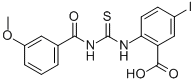 5-IODO-2-[[[(3-METHOXYBENZOYL)AMINO]THIOXOMETHYL]AMINO]-BENZOIC ACID CAS#: 535978-71-3