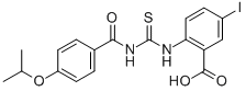 5-IODO-2-[[[[4-(1-METHYLETHOXY)BENZOYL]AMINO]THIOXOMETHYL]AMINO]-BENZOIC ACID CAS#: 535947-32-1