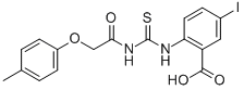 5-IODO-2-[[[[(4-METHYLPHENOXY)ACETYL]AMINO]THIOXOMETHYL]AMINO]-BENZOIC ACID CAS#: 532430-77-6