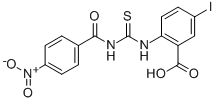 5-IODO-2-[[[(4-NITROBENZOYL)AMINO]THIOXOMETHYL]AMINO]-BENZOIC ACID CAS#: 531544-88-4