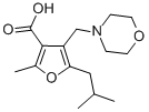 5-ISOBUTYL-2-METHYL-4-MORPHOLIN-4-YLMETHYL-FURAN-3-CARBOXYLIC ACID CAS#: 435341-87-0