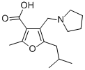 5-ISOBUTYL-2-METHYL-4-PYRROLIDIN-1-YLMETHYL-FURAN-3-CARBOXYLIC ACID CAS#: 435341-88-1