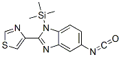 5-Isocyanato-2-(4-thiazolyl)-1-(trimethylsilyl)-1H-benzimidazole CAS#: 55090-56-7