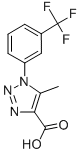 5-METHYL-1-[3-(TRIFLUOROMETHYL)PHENYL]-1H-1,2,3-TRIAZOLE-4-CARBOXYLIC ACID CAS#: 499771-21-0