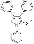 5-METHYLTHIO-1,3,4-TRIPHENYL-1H-PYRAZOLE CAS#: 475094-43-0