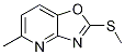 5-Methyl-2-(methylthio)[1,3]oxazolo[4,5-b]pyridine CAS#: 439608-32-9