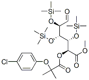 5-O-[2-(4-Chlorophenoxy)-2-methyl-1-oxopropyl]-2-O,3-O,4-O-tris(trimethylsilyl)-D-glucuronic acid methyl ester CAS#: 55373-82-5