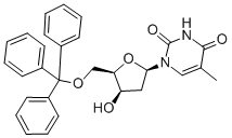 5'-O-TRITYL-2'-DEOXY-BETA-D-LYXOFURANOSYLTHYMINE CAS#: 55612-11-8
