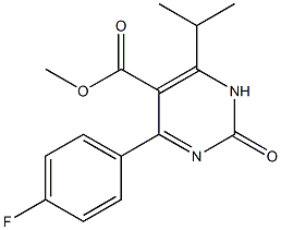 5-PyriMidinecarboxylic acid, 4-(4-fluorophenyl)-1,2-dihydro-6-(1-Methylethyl)-2-oxo-, Methyl ester CAS#: 488798-37-4