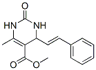 5-Pyrimidinecarboxylicacid,1,2,3,4-tetrahydro-6-methyl-2-oxo-4-(2-phenylethenyl)-,methylester(9CI) CAS#: 500726-03-4