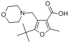 5-TERT-BUTYL-2-METHYL-4-MORPHOLIN-4-YLMETHYL-FURAN-3-CARBOXYLIC ACID CAS#: 435342-04-4