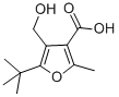 5-TERT-BUTYL-4-HYDROXYMETHYL-2-METHYL-FURAN-3-CARBOXYLIC ACID CAS#: 462068-43-5