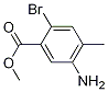5-aMino-2-broMo-4-Methylbenzoic acid Methyl ester CAS#: 474330-54-6