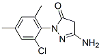 5-amino-2-(2-chloro-4,6-dimethylphenyl)-2,4-dihydro-3H-pyrazol-3-one CAS#: 54241-45-1
