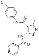 5-(benzoylamino)-N-(4-chlorophenyl)-3-methyl-4-isothiazolecarboxamide CAS#: 51287-57-1