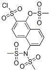 5-[bis(methylsulphonyl)amino]-1-[(methylsulphonyl)oxy]naphthalene-2-sulphonyl chloride CAS#: 58596-05-7
