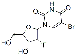 5-bromo-1-(2-fluoro-2-deoxyribofuranosyl)uracil CAS#: 55612-18-5