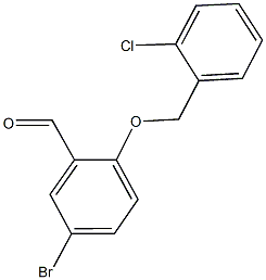 5-bromo-2-[(2-chlorophenyl)methoxy]benzaldehyde CAS#: 428462-38-8