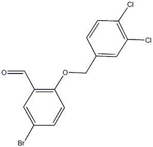 5-bromo-2-[(3,4-dichlorophenyl)methoxy]benzaldehyde CAS#: 443125-98-2