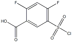5-(chlorosulfonyl)-2,4-difluorobenzoic acid CAS#: 53916-70-4