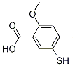 5-mercapto-2-methoxy-4-methylbenzoic acid CAS#: 439579-12-1