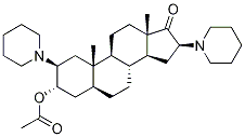 2β,16β-Dipiperidino-5α-androstan-3α-ol-17-one 3-Acetate CAS#: 50588-23-3