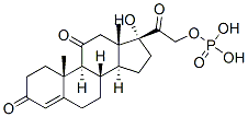 17α,21-Dihydroxypregn-4-ene-3,11,20-trione 21-phosphate CAS#: 508-95-2