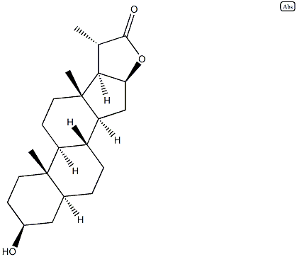 (20S)-3β,16β-Dihydroxy-5α-pregnane-20-carboxylic acid γ-lactone CAS#: 514-33-0
