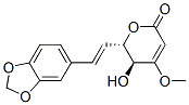 (5S)-6α-[(E)-2-(1,3-Benzodioxol-5-yl)ethenyl]-5,6-dihydro-5β-hydroxy-4-methoxy-2H-pyran-2-one CAS#: 52525-98-1
