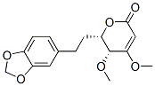 (5R)-6α-[2-(1,3-Benzodioxol-5-yl)ethyl]-5,6-dihydro-4,5α-dimethoxy-2H-pyran-2-one CAS#: 52526-01-9