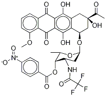 N-Trifluoroacetamido-4’-p-nitrobenzoyl Daunorubicin CAS#: 52583-24-1