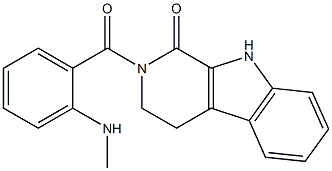2-[2-(Methylamino)benzoyl]-3,4-dihydro-β-carboline-1(2H)-one CAS#: 526-43-2