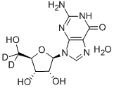 [5',5''-2H2]GUANOSINE MONOHYDRATE CAS#: 478511-34-1