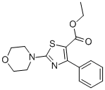 2-Morpholin-4-yl-4-phenyl-thiazole-5-carboxylic acid ethyl ester CAS#: 55040-86-3