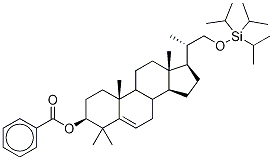 (3β,20S)-4,4,20-Trimethyl-21-[[tris(isopropyll)silyl]oxy]-pregn-5-en-3-ol 3-Benzoate CAS#: 552302-70-2