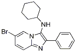 6-bromo-N-cyclohexyl-2-phenylimidazo[1,2-a]pyridin-3-amine CAS#: 553626-82-7